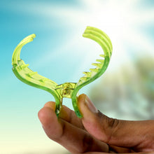 Big Hair Clips Girls Kids Hair Accessories (6 Pcs Set / Transparent)